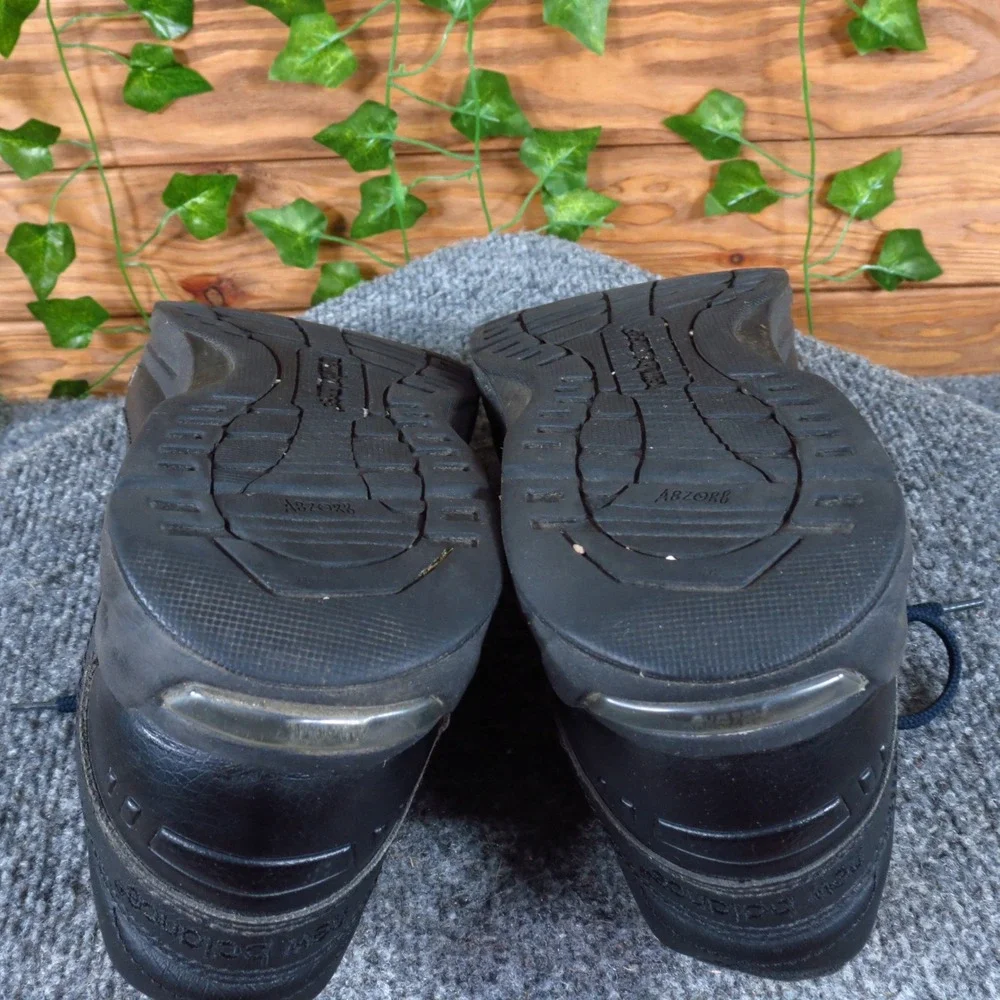New‎ Balance WW574BK Womens Walking Shoe Size 9.5 Athletic Comfort Black Leather